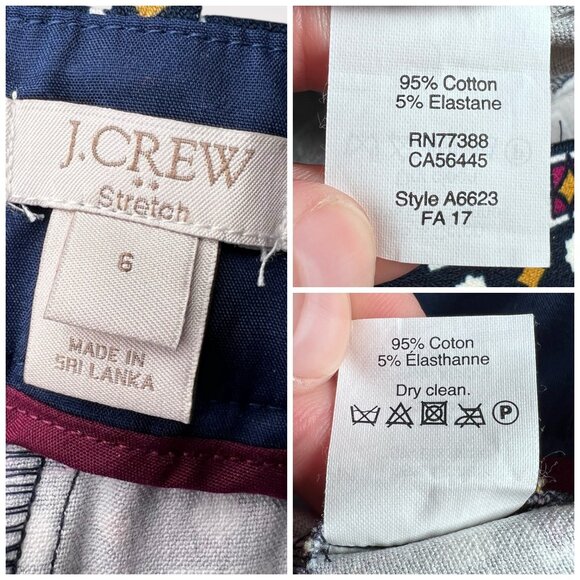 J.Crew Dress Pants Mid Rise Ankle Crop Size 6 - Picture 3 of 8